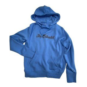 The Citadel Champion Pullover Hoodie Youth Size Medium Light Blue